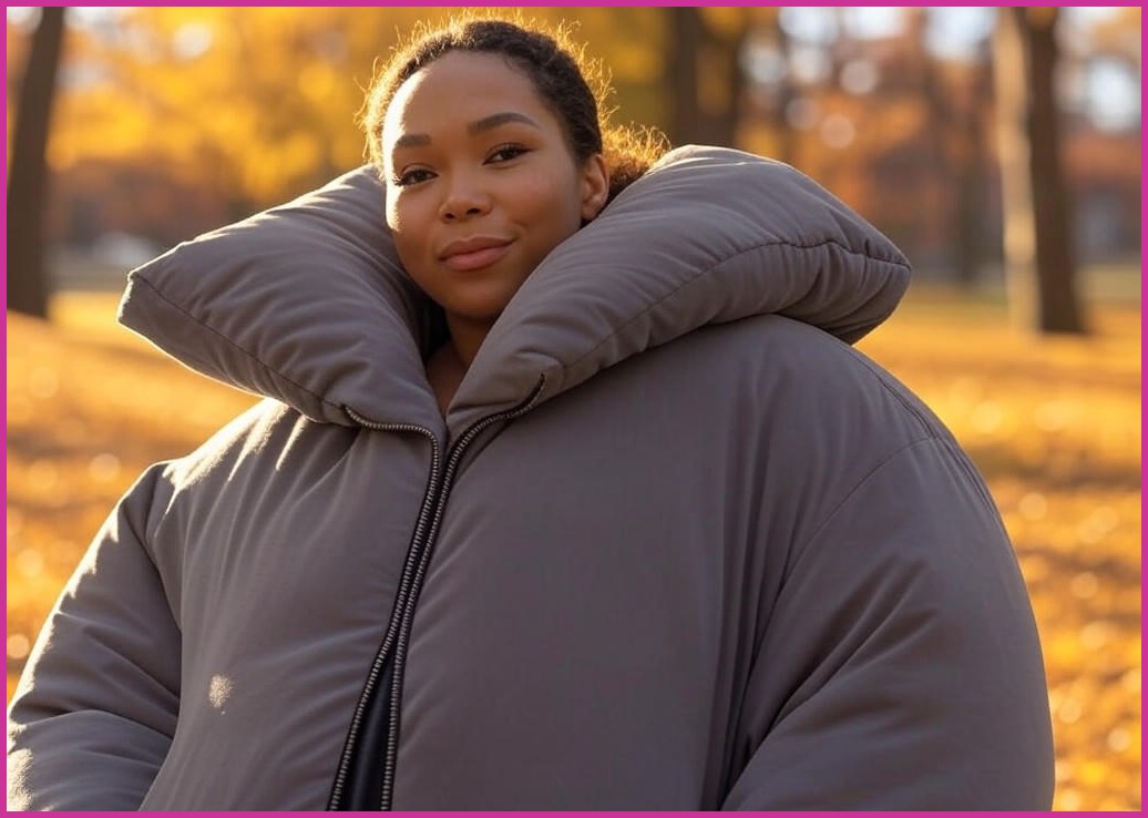 비욘 여성 오버핏 누빔 패딩점퍼/ 두꺼운 볼륨감 노카라 빅사이즈 데일리 점퍼/ 3color