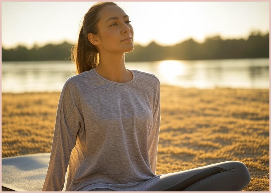 RYMD 요가 커버업 롱 티