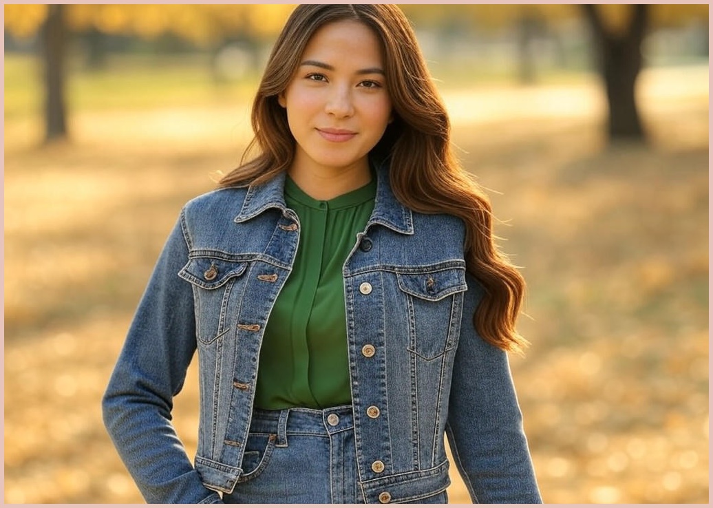 리앤킴 여성 봄 가을 청바지 뒤태 패션 청자켓 MA133