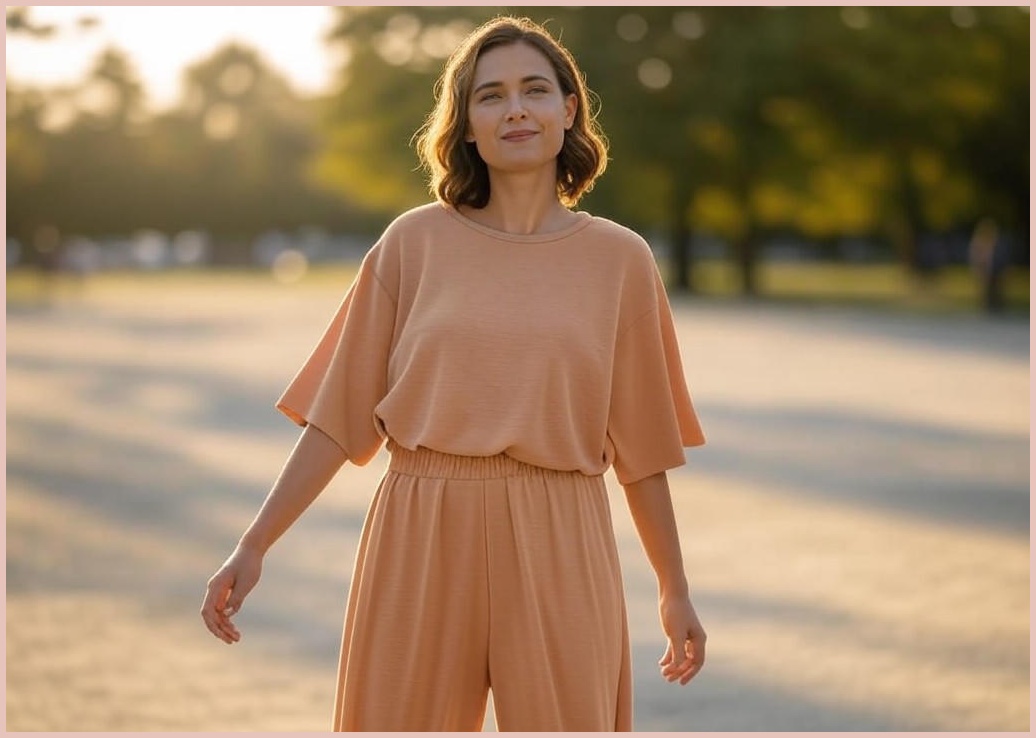 애니진 여성 봄가을 합포 편안한 슬림일자 스판바지 밴딩팬츠 빅사이즈 마담의류 102 - 이미지 1