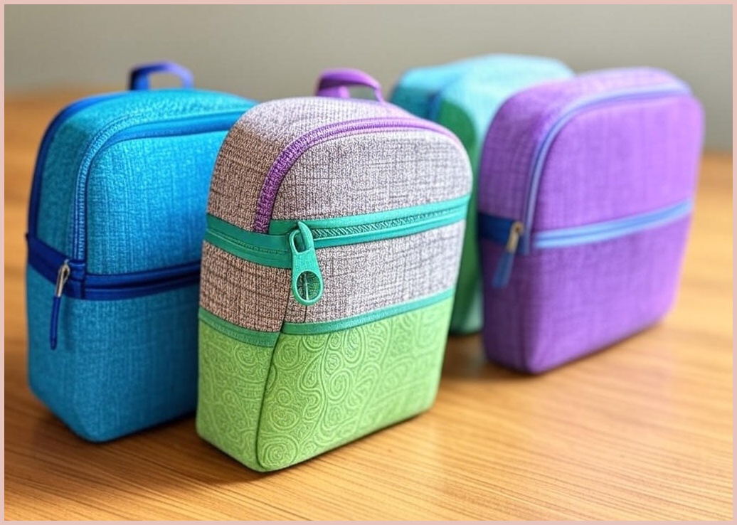 에슬린 다용도 파우치 3종 세트 - 이미지 1