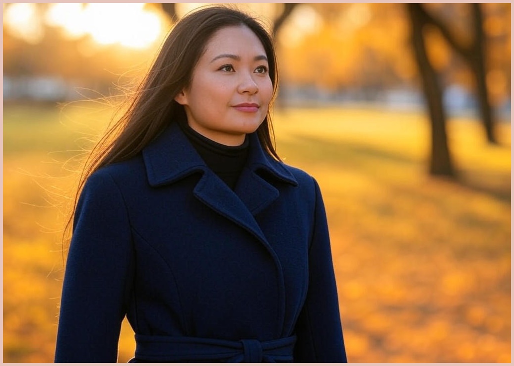 [에이진] 카라 벨트 울모직 롱코트 (3colors)