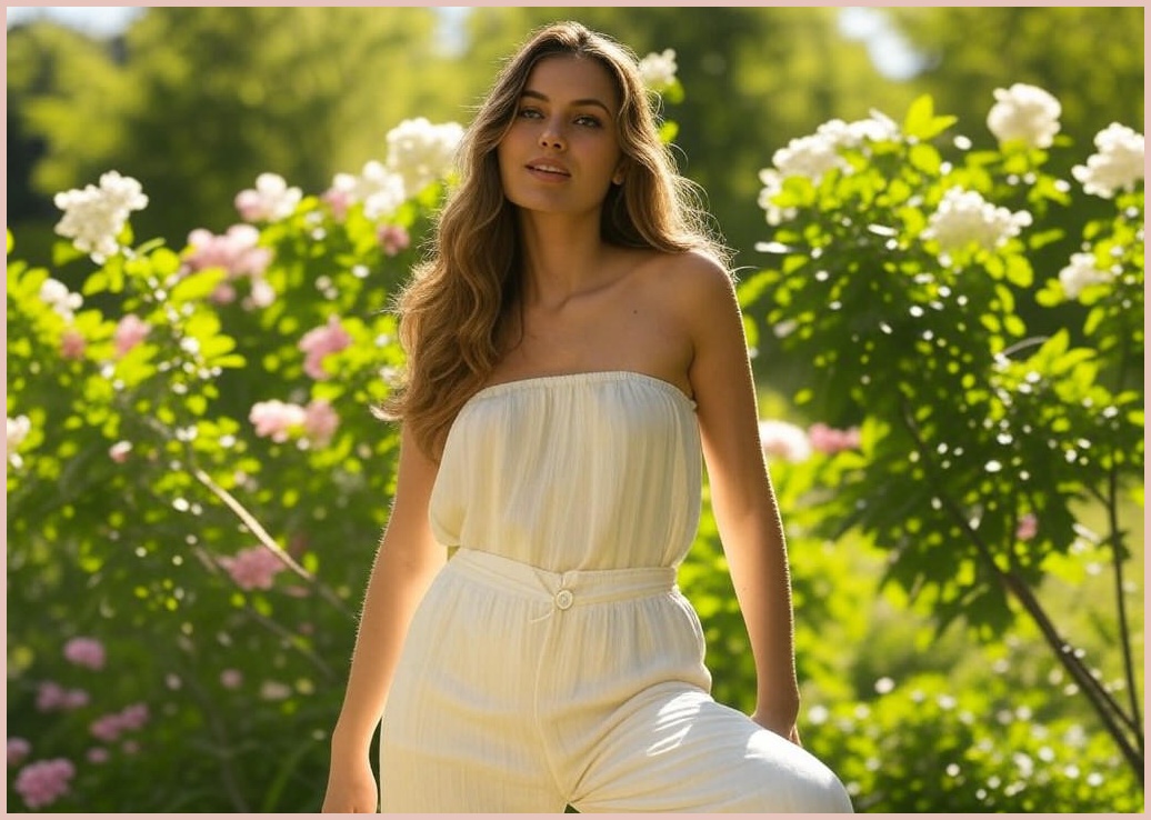 프리소 여성 여름 와이드 팬츠 찰랑찰랑